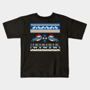 It's a space whale holiday! Kids T-Shirt